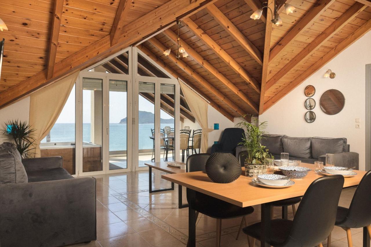 George Beachfront Apartments Lithakia  Dış mekan fotoğraf
