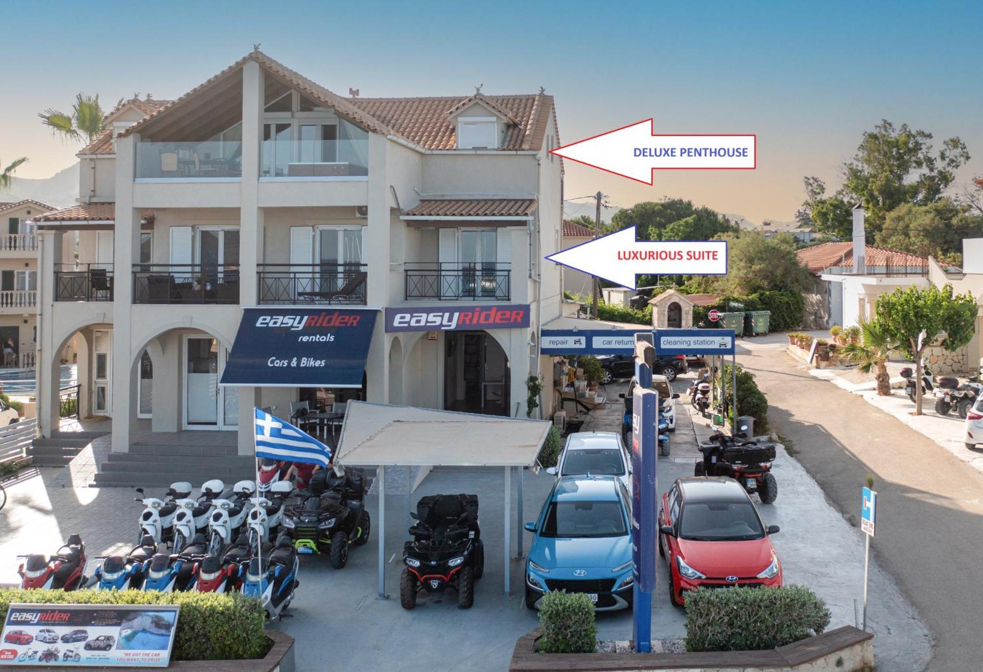 George Beachfront Apartments Lithakia  Dış mekan fotoğraf
